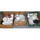 Assorted ceramics to include a part dinner service, part tea services, three Haviland plates (