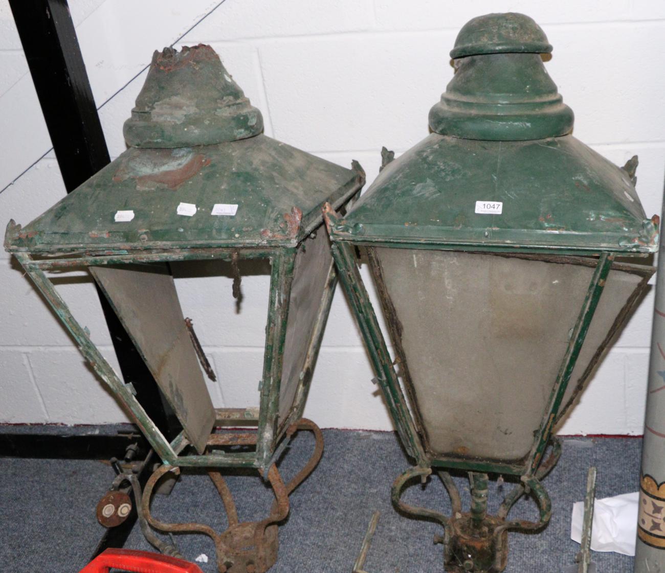 Two large lanterns (a.f.)