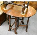 An early 18th century oak table