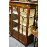 An Edwardian display cabinet