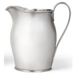 An American Arts and Crafts Silver Water Pitcher, Arthur Stone, Gardner, Massachusetts, early 20th