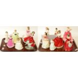 Thirteen Royal Doulton ladies Cheryl HN3253, Sophie 'Lady of the Year-1998' HN3995, Lily HN5000,