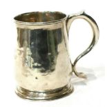 A George III Newcastle silver mug,