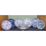 A Collection of Twenty-Two Spode, Wedgwood, Turner, Leeds and Other Pearlware and Stoneware