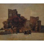 Fred Lawson (1888-1968) Castle Bolton Signed and dated 1915, watercolour, 48.5cm by 58cm