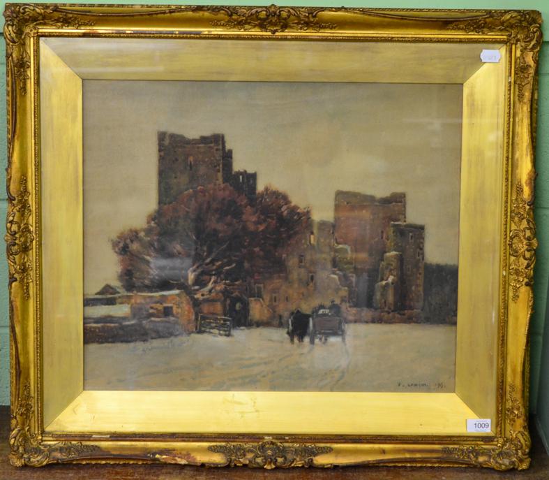 Fred Lawson (1888-1968) Castle Bolton Signed and dated 1915, watercolour, 48.5cm by 58cm - Image 2 of 2