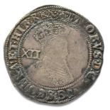 James I Shilling, first issue, second bust MM lis, rev. EXVRGAT DEVS etc; full flan, a couple of