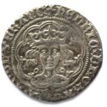 Henry VI Groat, annulet issue Calais Mint, MM pierced cross; annulets at neck & in two quarters of