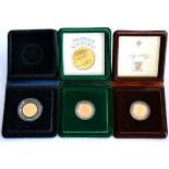 3 x Proof Sovereigns: 1979, 1980 & 1981, with certs (except 1979), in wallets of issue, FDC