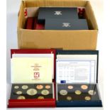 17 x Proof Sets comprising: 1983, 1984(x2), 1985, 1986, 1988, 1990, 1991(x3), 1995, 1996, 1998(