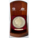 Australia, Commemorative Silver Proof 30 Dollars 2000 'Sydney Olympics,' 100mm, 1 kilogram .999