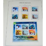 Great Britain and Channel Islands in three boxed hingeless Lighthouse albums. Channel Islands