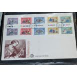 Great Britain Presentation Packs. A QEII mint and used collection. All world in albums and on