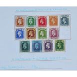 Cayman Islands. A 1900 to 1950 mainly mint collection on loose pages. Noted 1900 definitives