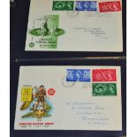 Scouts. A 1931 collection of commemorative covers in five cover albums and loose, plus cards and