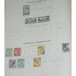 A New Ideal Postage Stamp Album, volume One part filled with mainly used. Noted Australia Heads