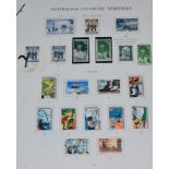 Australian Antarctic Territory. 1957 to 2005 mainly used collection on loose, printed album pages.