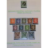 St. Christopher, Nevis and Anguilla. A 1952 to 1980 mint collection. includes M/Ss. St. Lucia. A