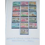 Antigua and Bahamas. QEII mint collections, including M/Ss to the late 1970s with Antigua to early