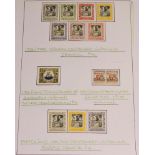 Barbados, Basutoland, Bechuaualand, British Guiana. A 1906 to 1952 mint collection on loose pages.