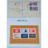 Europa. A 1956 to 1982 mint collection in a green spring back album. Includes occasional FDC and