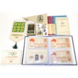 Olympic Games Related Items including Munich 1972: Commemorative medal; Berlin 1936: pin badge and