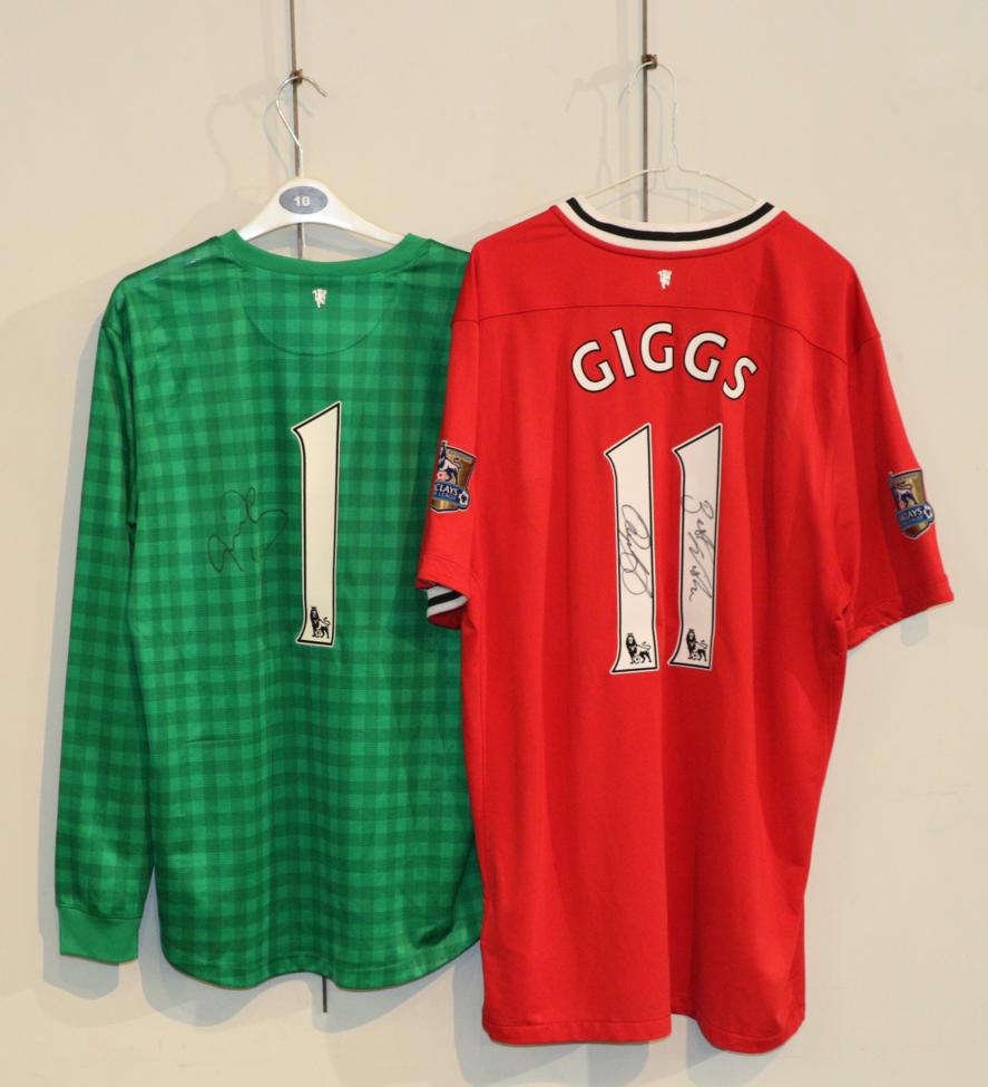 Manchester United Two Signed Shirts (i) 1 Schmeichel (ii) 11 Giggs (2) - Image 2 of 3