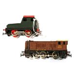 Rivarossi/Trix HO Gauge Two Locomotives 0-6-0 FVS V36 257 Diesel (G, some chipping) and 0-4-0 215