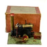 Bowman Live Steam Stationary Steam Engine with single oscillating cylinder (F-G box F)