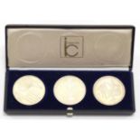 World Cup 1974 West Germany Commemorative Coins an unissued set of three (i) depicting the Jules