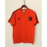 Netherlands No.14 Signed Shirt signed by Johan Cruyff at the Alfred Dunhill Links Championship 28/
