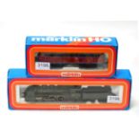 Marklin HO Gauge Two Locomotives 3083 4-6-2 Etat 231981 and 3075 B-B DB 216025 (both E boxes E-G) (