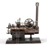 Doll & Cie An Impressive Stationary Steam Engine with horizontal boiler with single horizontal