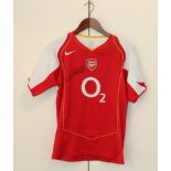 Arsenal Signed Shirt signed by Thierry Henry