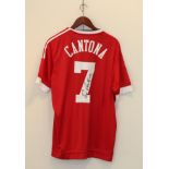 Eric Cantona Signed Manchester United No.7 Shirt