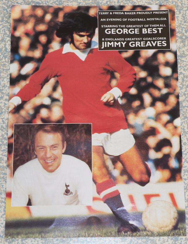 George Best Signed Retro Manchester United Shirt 'All the best for the future, Best Wishes ..' - Image 2 of 2