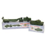 Dinky Military 660 Tank transporter and 651 Centurion tank (both G boxes G-F) (2)