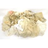 Collection of Assorted 19th Century and Later Lace, including trims, remnants etc (one box)