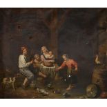 Follower of Jan Havickszoon Steen (1626-1679) Dutch Family in an interior Oil on canvas, 80cm by