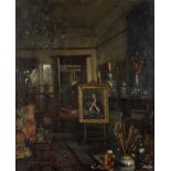 Frederick William Elwell RA (1870-1958) ''Corner of my Studio'' (1953) Signed, bears original