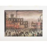 After Laurence Stephen Lowry RA (1887-1976) ''Our Town'' Signed in pencil, numbered 241/850, a