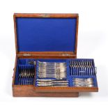 A Service of William IV Silver King's Pattern Flatware, Mary Chawner, London 1837 (William Duty