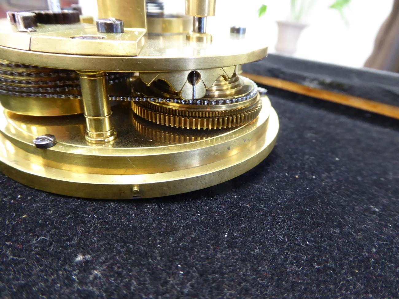 A Mahogany Two Day Marine Chronometer, signed Grant & Son, Carlisle, Watchmaker to the Admiralty, - Image 11 of 12