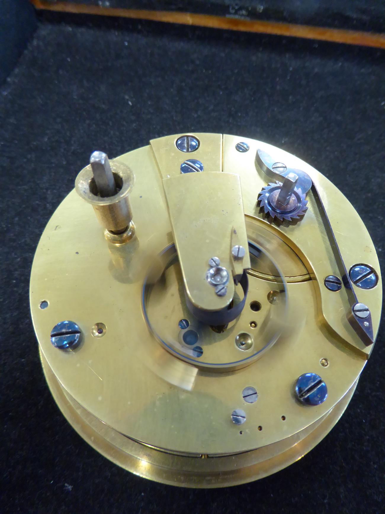 A Mahogany Two Day Marine Chronometer, signed Grant & Son, Carlisle, Watchmaker to the Admiralty, - Image 9 of 12