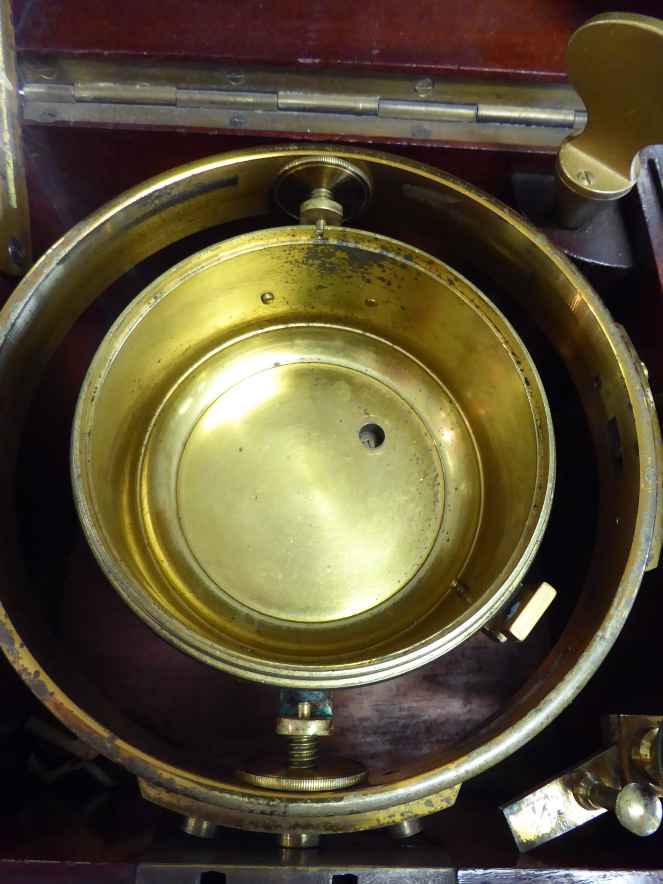 A Mahogany Two Day Marine Chronometer, signed Grant & Son, Carlisle, Watchmaker to the Admiralty, - Image 12 of 12