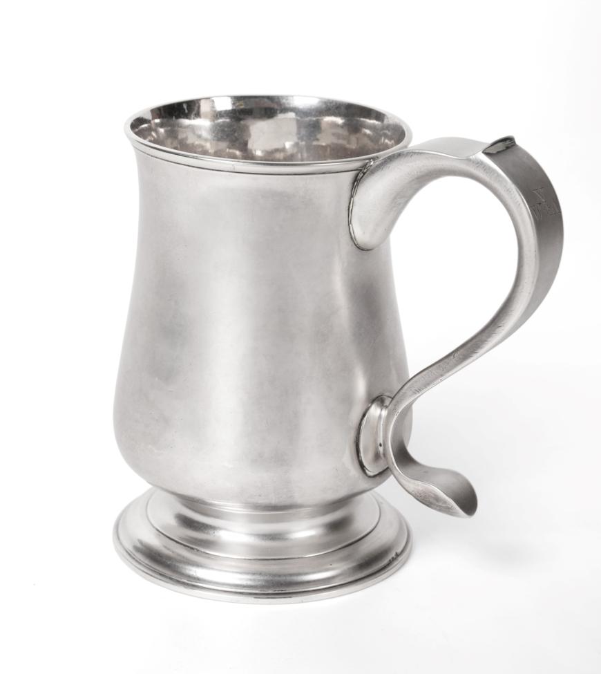 A George III Provincial Silver Mug, John Langlands & John Robertson, Newcastle 1780, plain