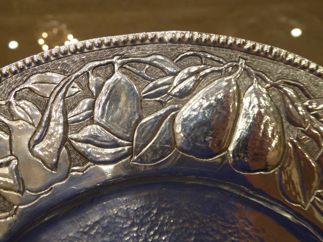 A Set of Four Edwardian Arts & Crafts Silver Plates, Thomas Adolphus Falcon, Birmingham 1902, each - Image 5 of 11