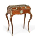 A 19th Century Mahogany, Kingwood and Gilt Metal Mounted Jardinière Table, in Louis XV style, with a