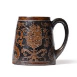 A Martin Brothers Queen Victoria Diamond Jubilee Stoneware Mug, commissioned by Augustus Henry