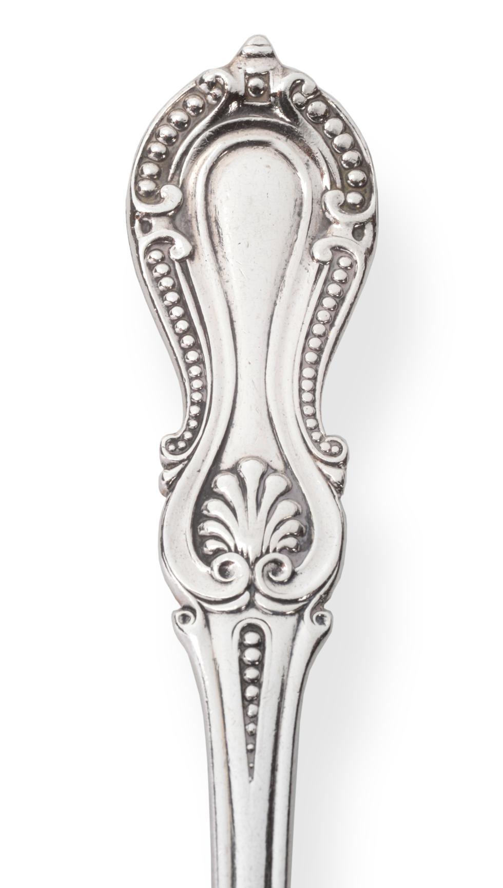 An Edwardian Silver Part Service of Rich Bead (Prince of Wales) Pattern Flatware, Elkington & Co, - Image 2 of 2